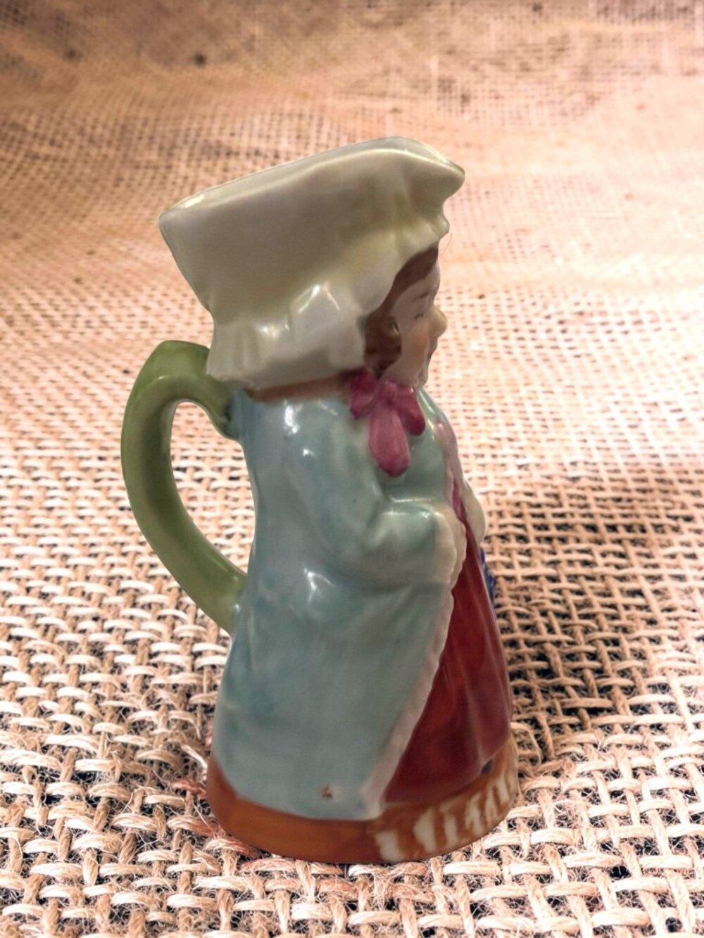 Vintage Little Dorrit Toby Creamer Made in Germany Dickens Figural Porcelain Pit - Picture 3 of 6
